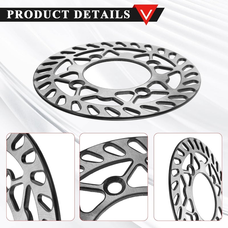 PRO BAT 190mm/7.48'' Front Brake Disc Disk Rotor with Brake Pad for 110cc 125cc 150cc PIT PRO Trail Quad Dirt Bike ATV Buggy - Image 3